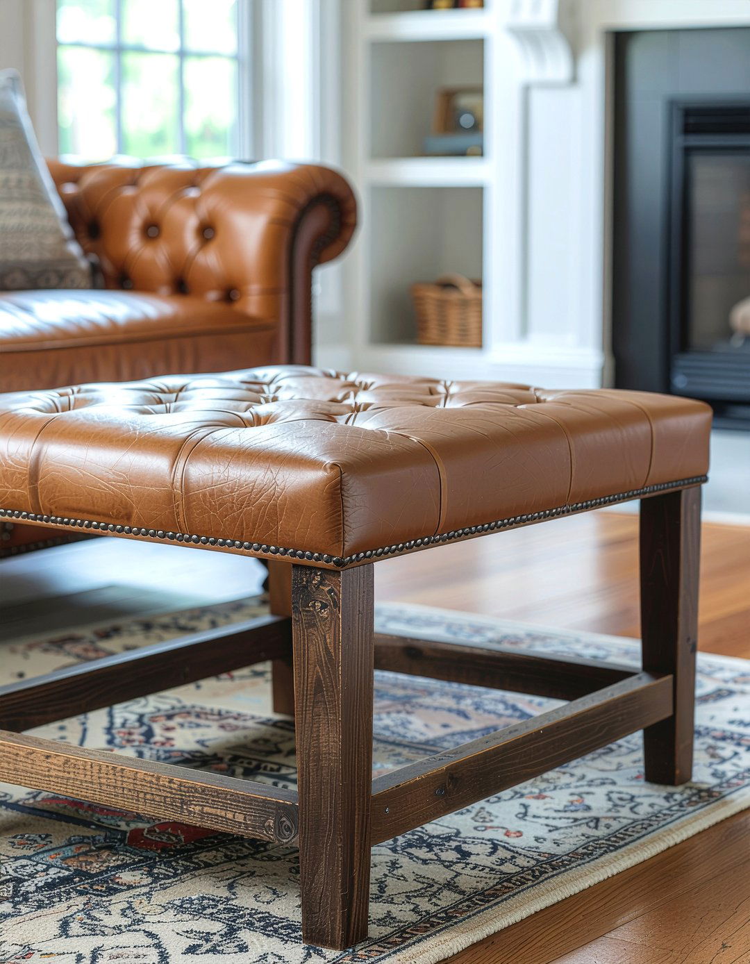 Leather Topped Nesting Coffee Table - 30 living room nesting coffee tables