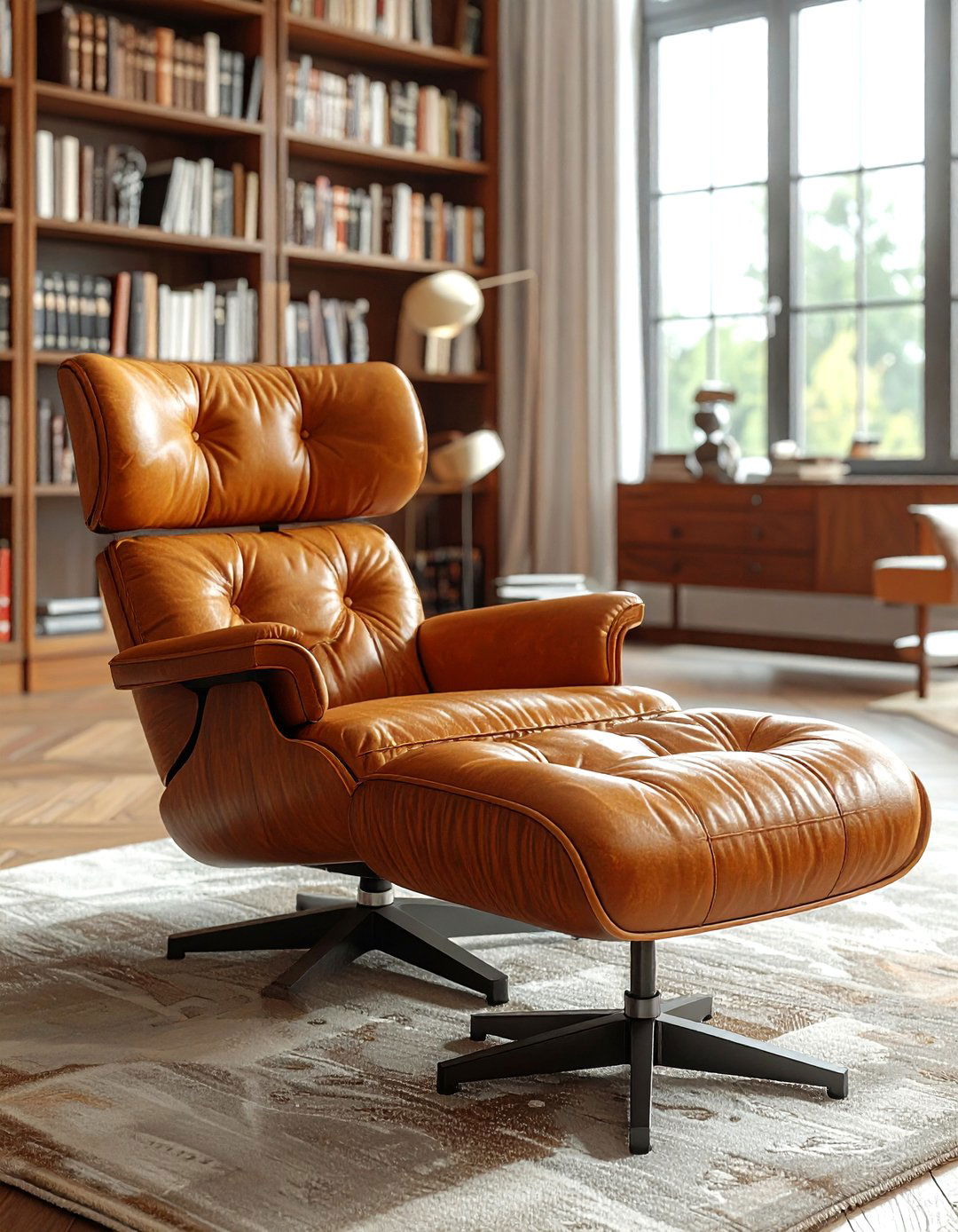Leather accent chair - 30 luxurious decor ideas