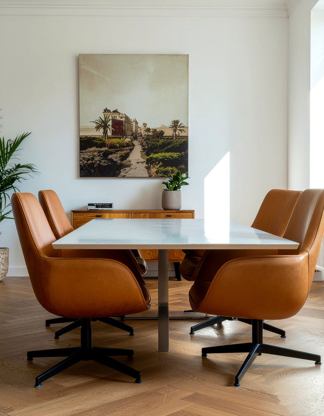 Leather butterfly chair dining - 30 Argentine dining room ideas