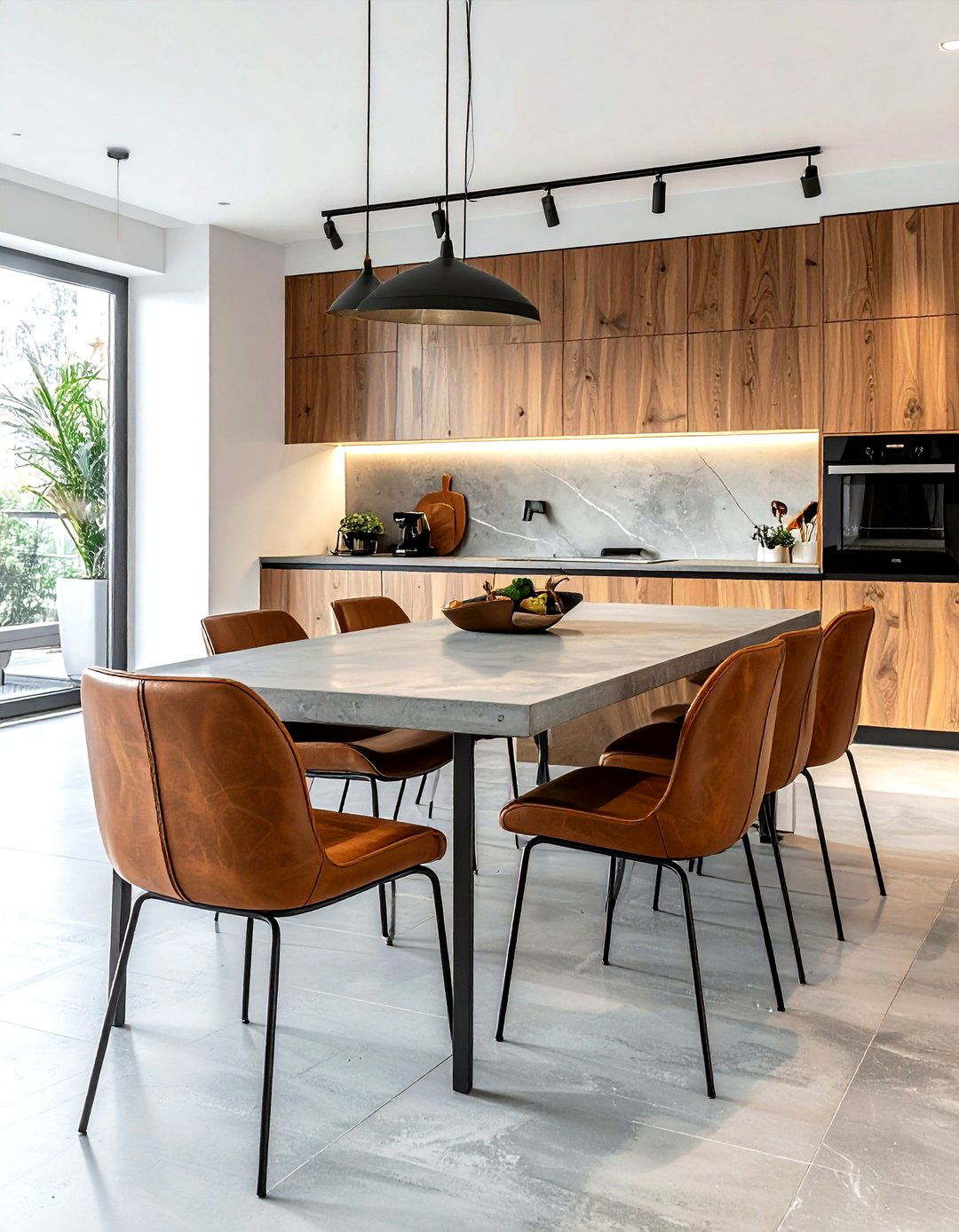 Leather kitchen chair - 30 kitchen chair ideas