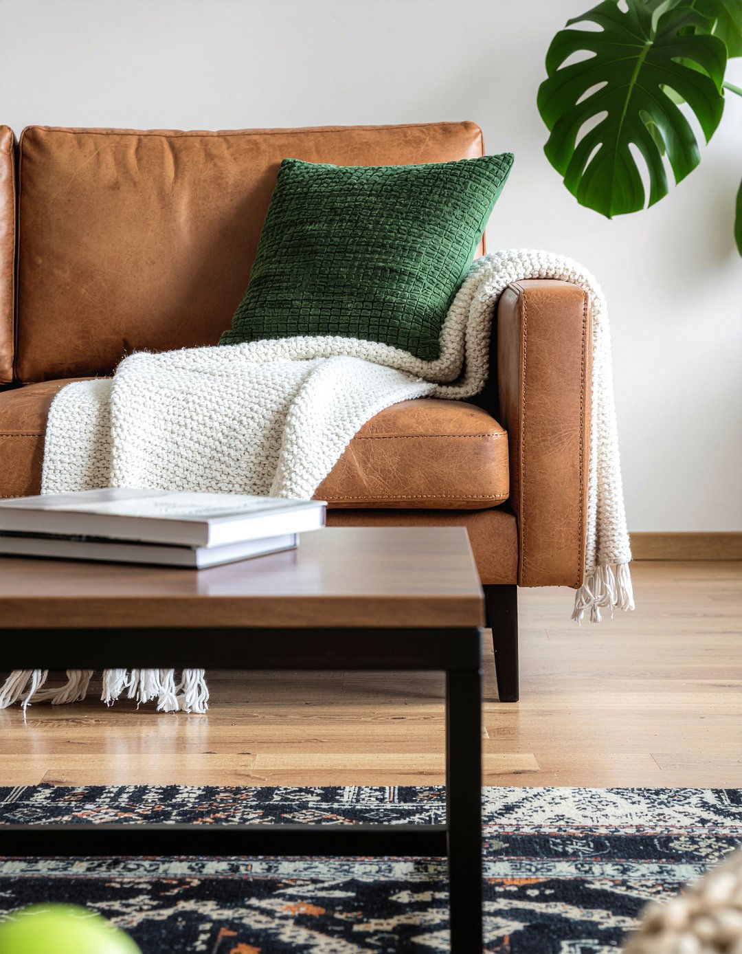 Leather sofa living room - 30 casual living room ideas