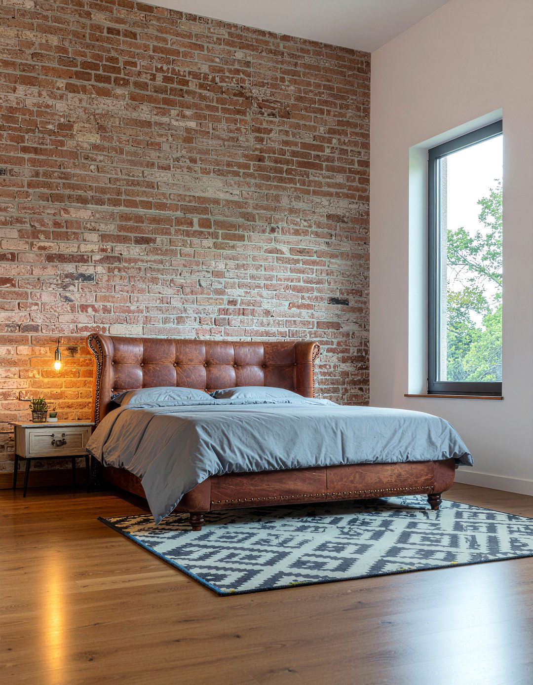 Leather wingback headboard - 30 bedroom wingback headboards