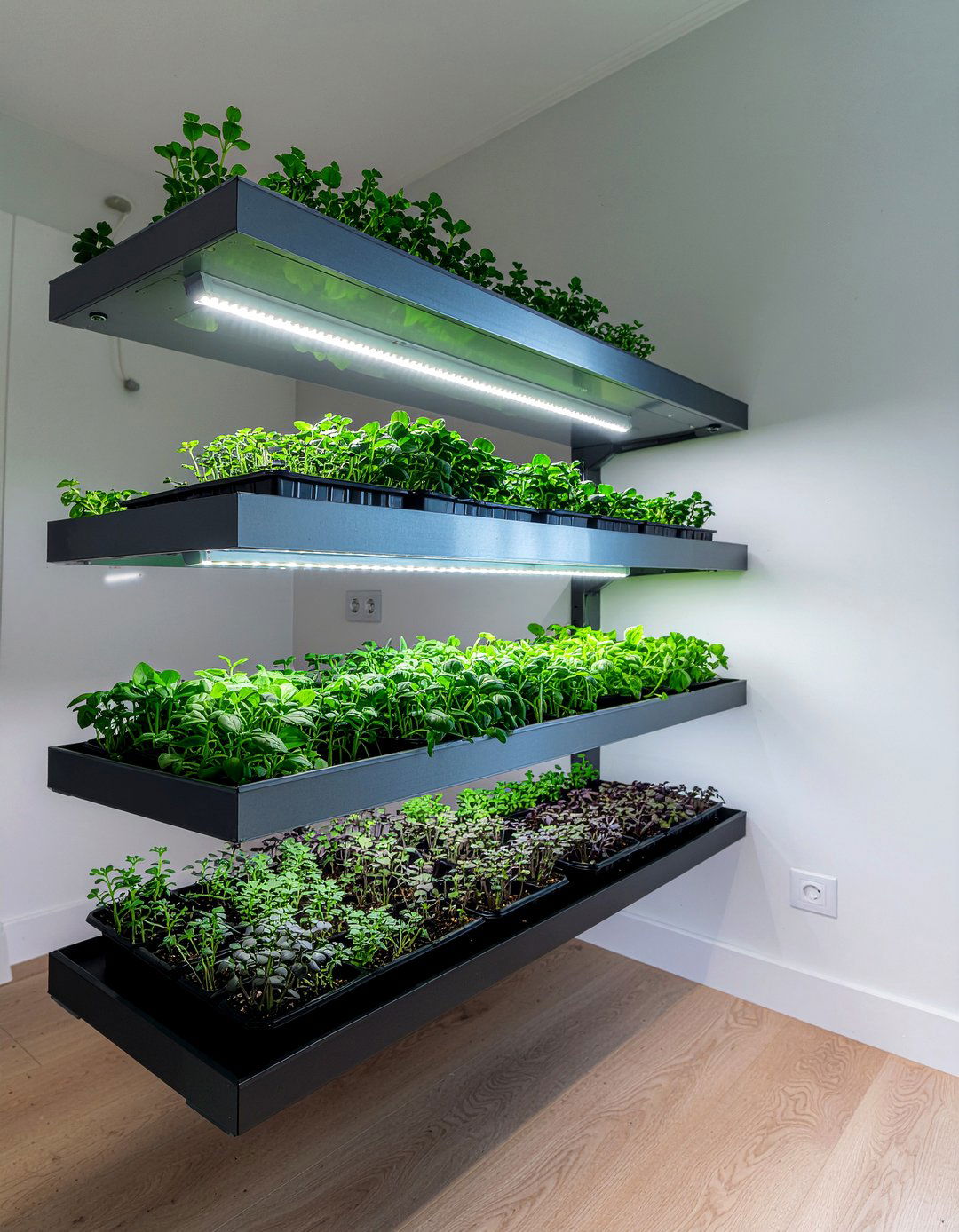 Led Grow Light Herbs - 30 kitchen herb garden ideas