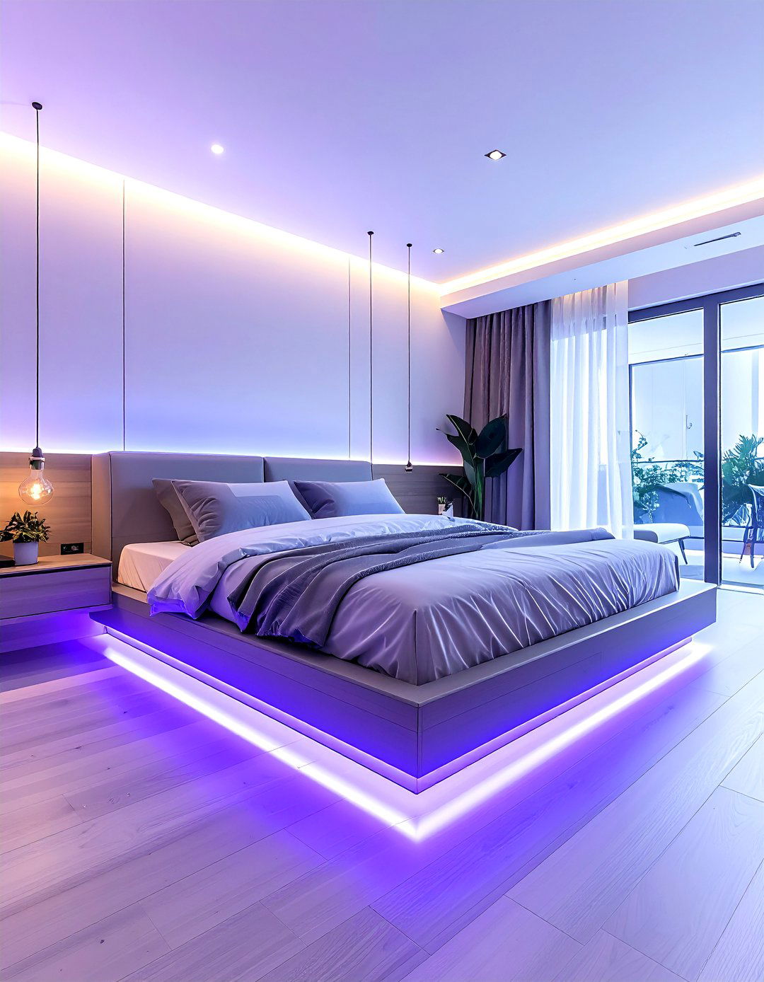 Led Strip Bedroom - 30 light decor ideas