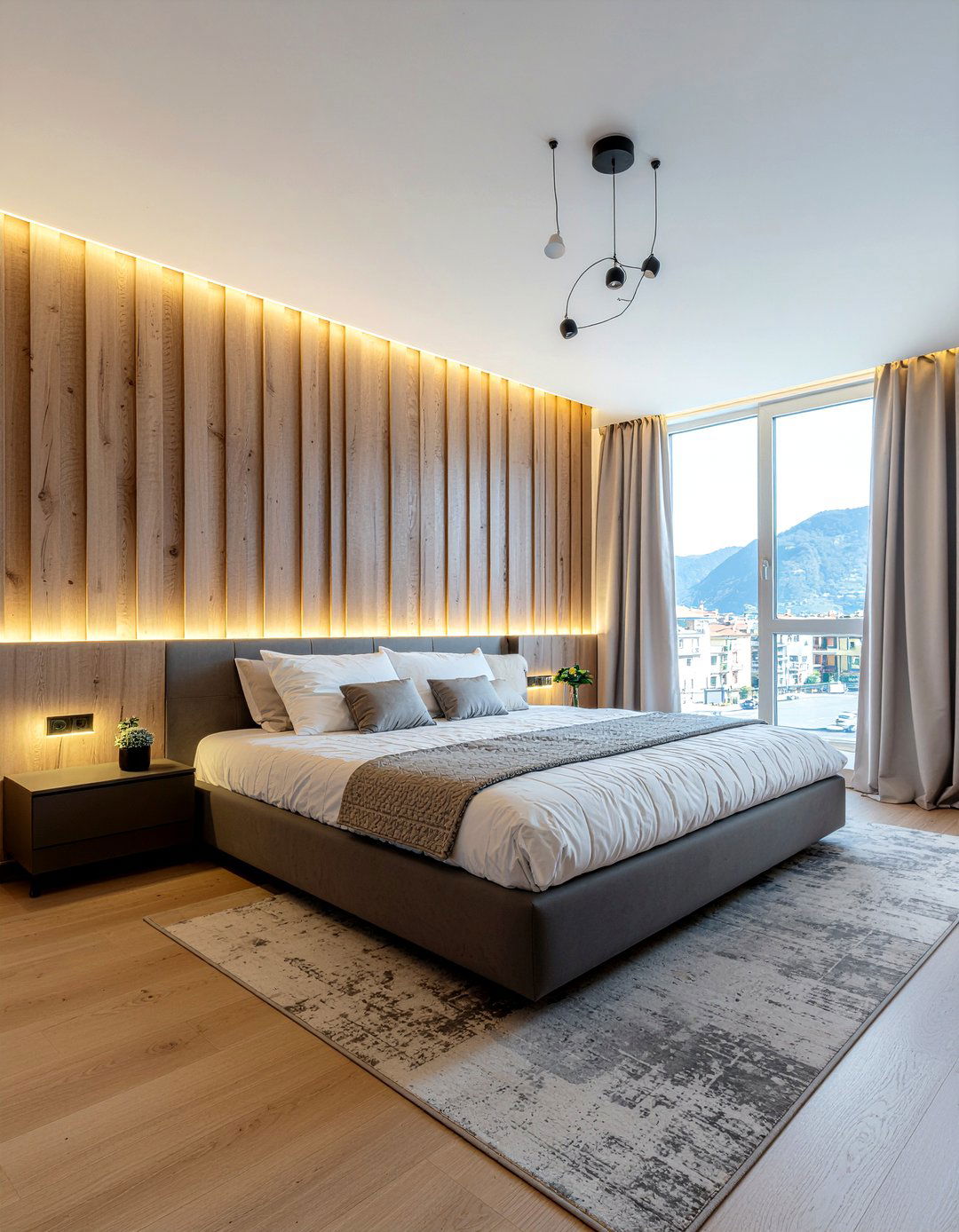 Led lights for accent wall - 30 bedroom led strip lights ideas