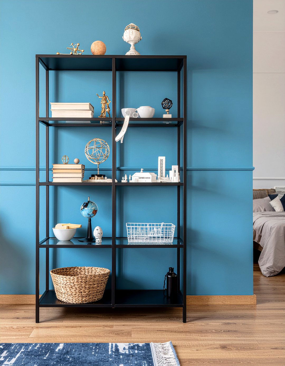 Lego collection display - 30 bedroom hobby display ideas