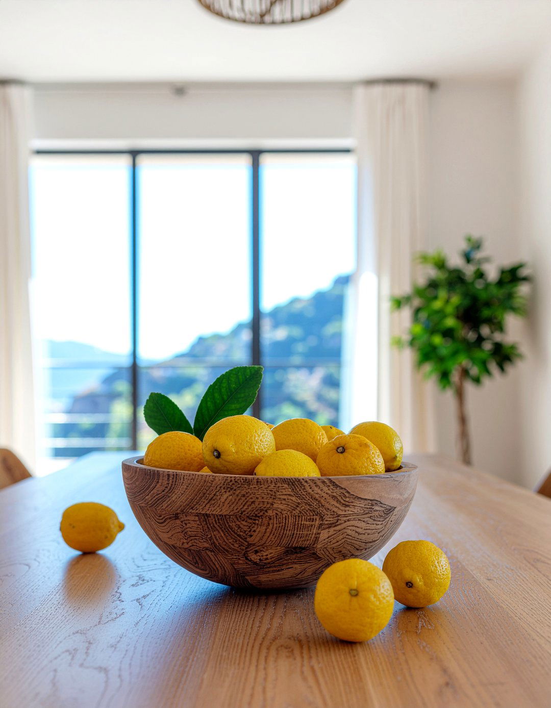 Lemon Bowl - 30 dining room centerpiece ideas