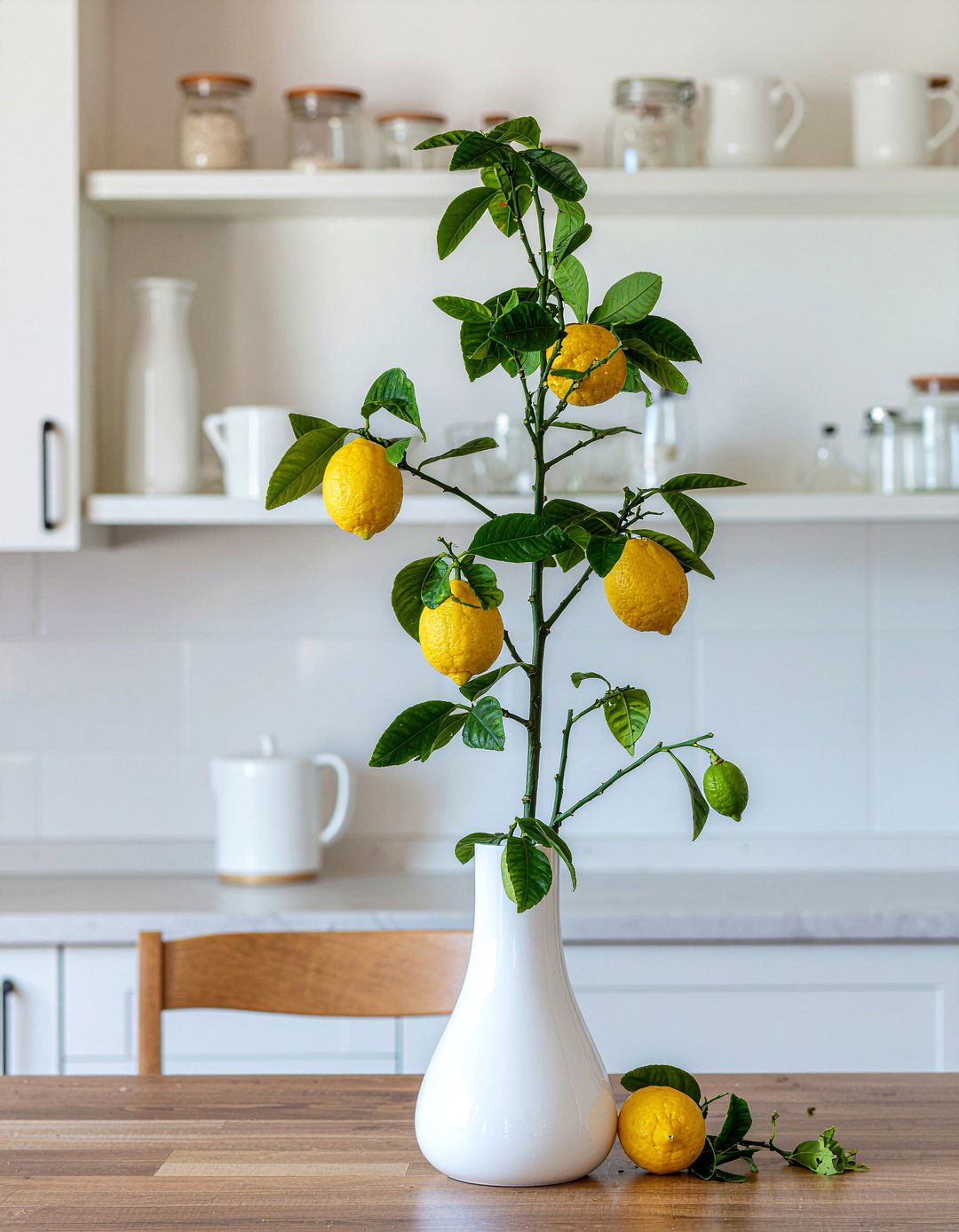 Lemon Branch Decor - 30 kitchen vase ideas