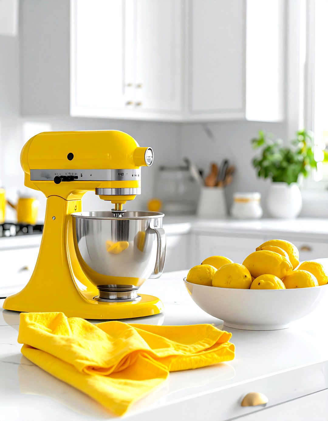 Lemon yellow kitchen accents - 30 bright yellow kitchen ideas