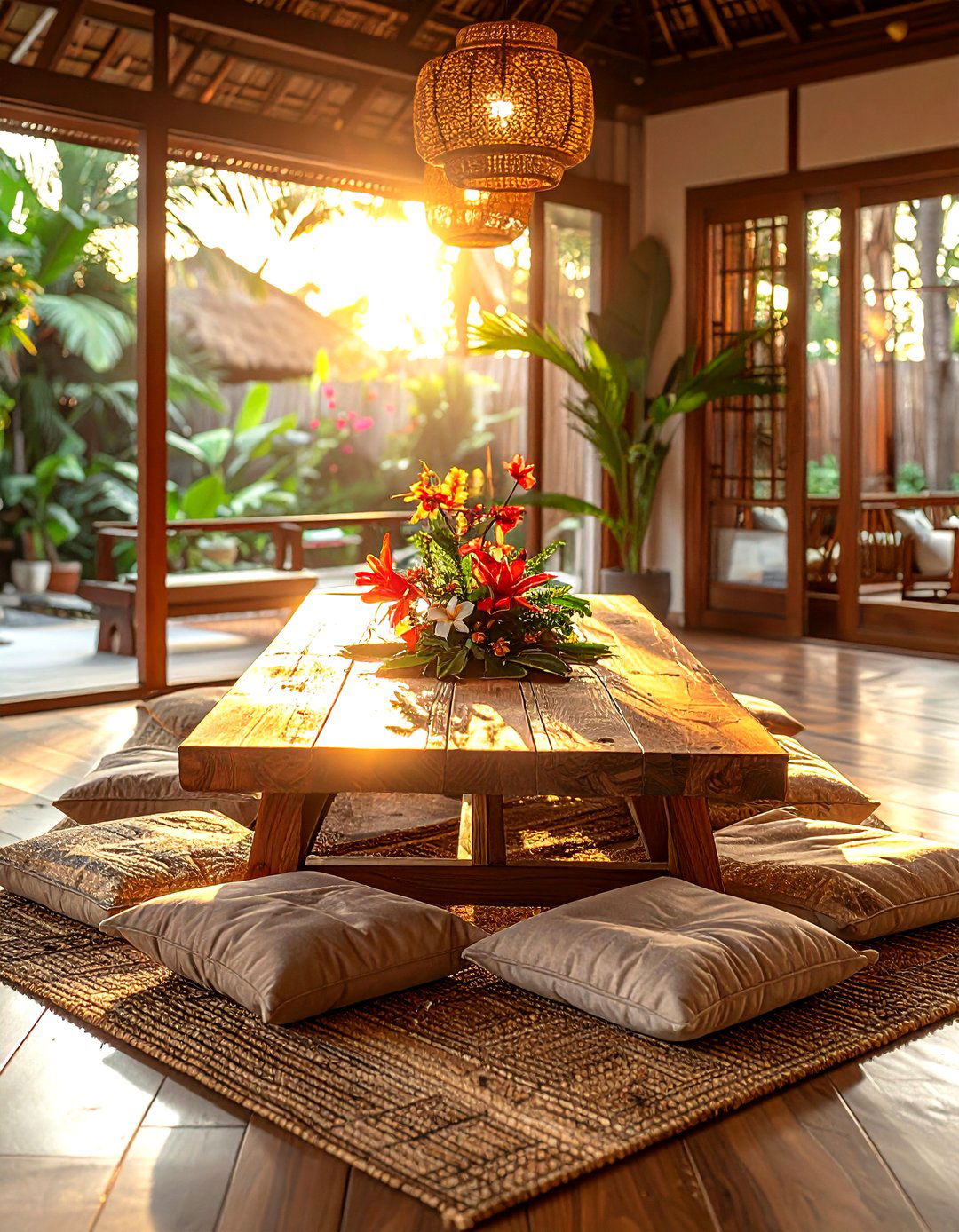 Lesehan Dining Style - 30 Indonesian dining room ideas