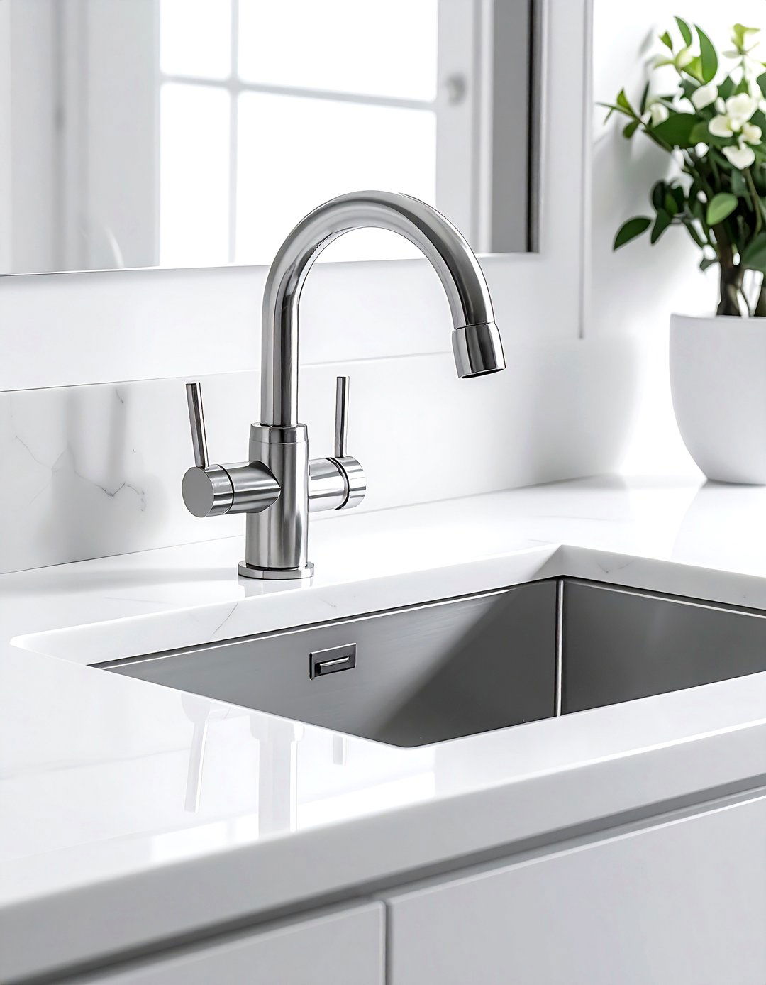 Lever handle faucet - 30 senior friendly bathroom ideas