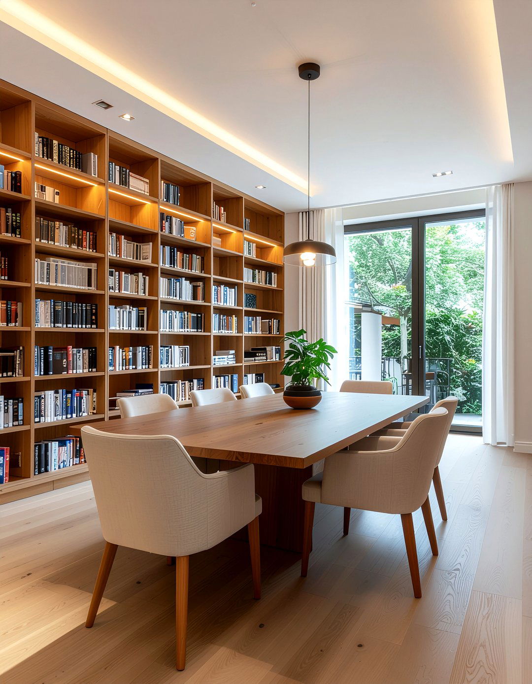 Library Dining Room Combo - 30 editor's choice dining room ideas