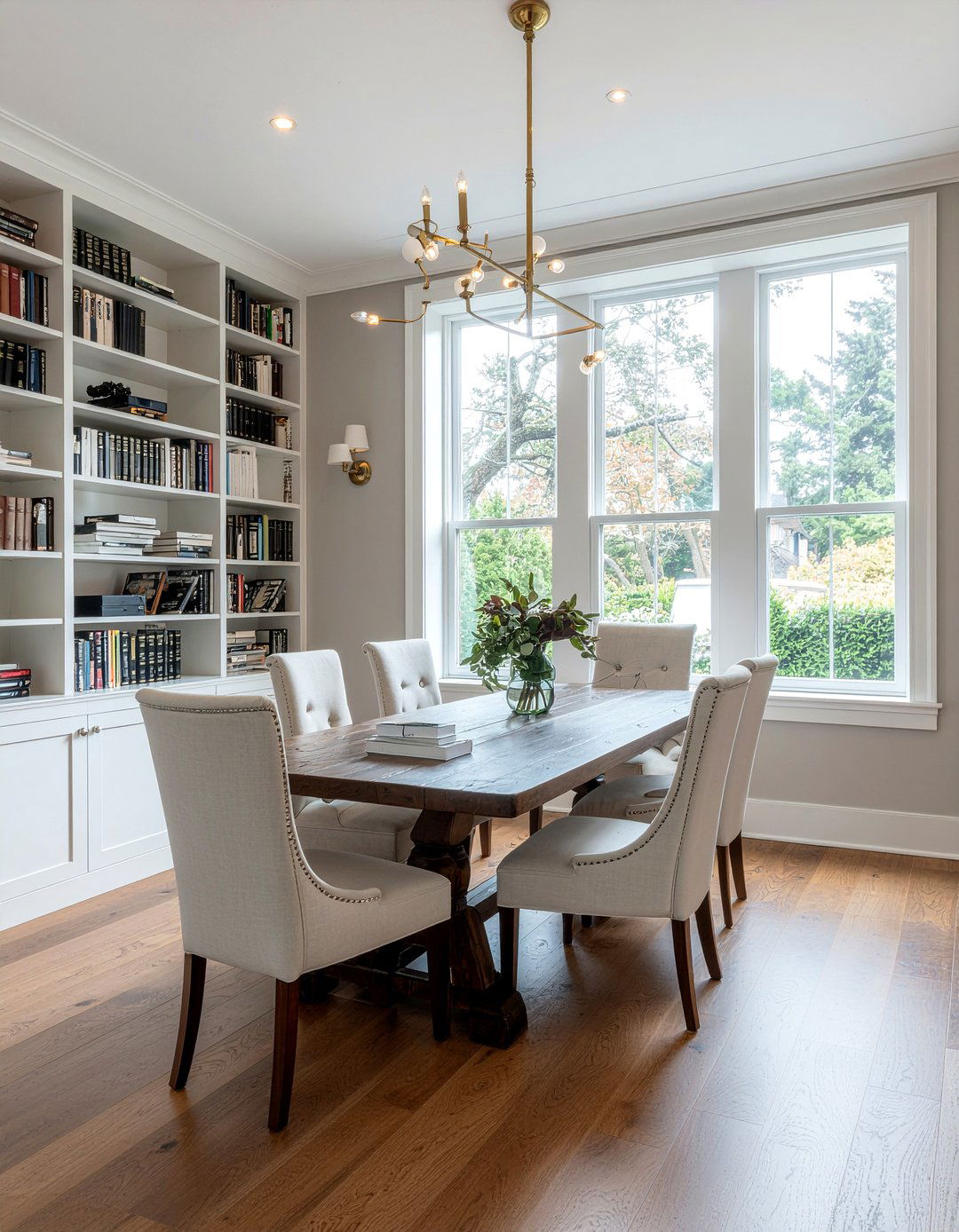 Library Style - 30 dedicated dining room ideas