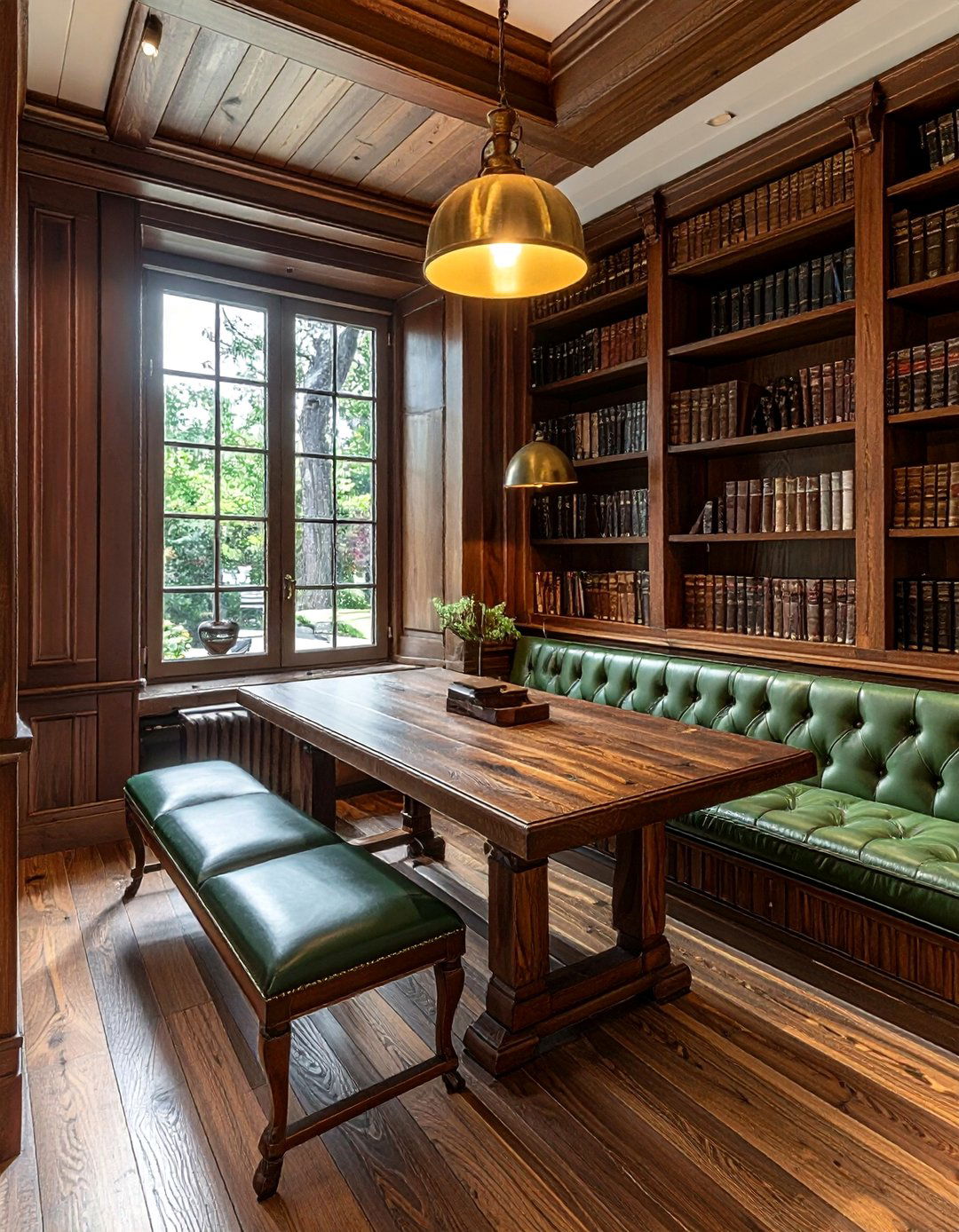 Library dining alcove - 30 alcove dining ideas