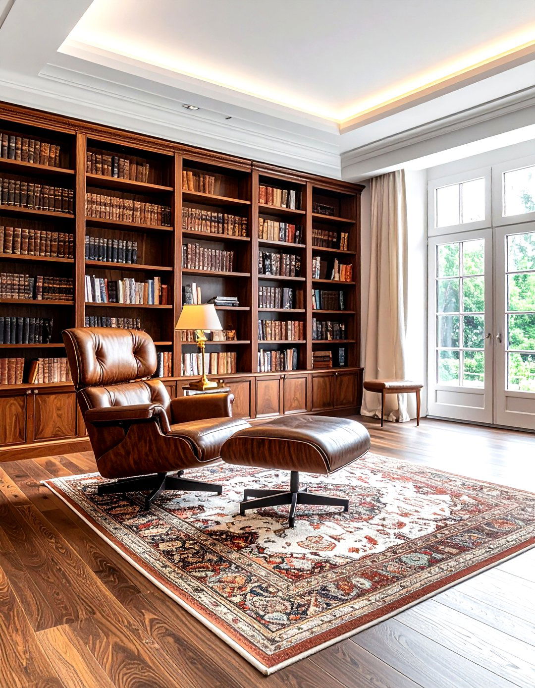 Library living room - 30 living room warm settings