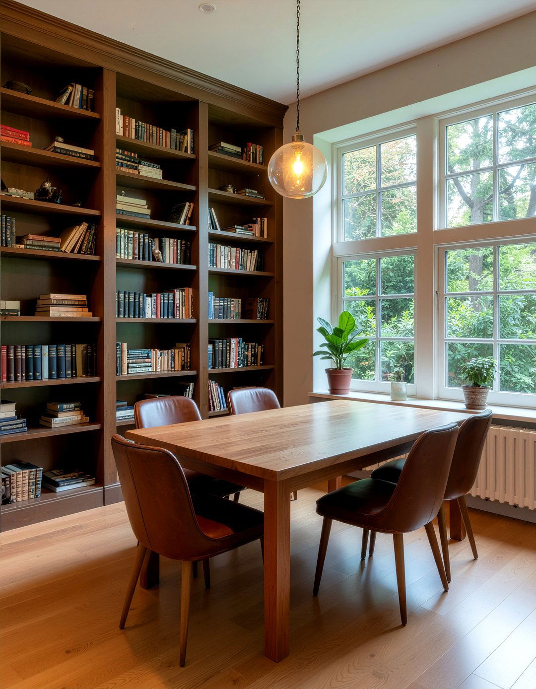 Library style dining nook - 30 dining nook ideas