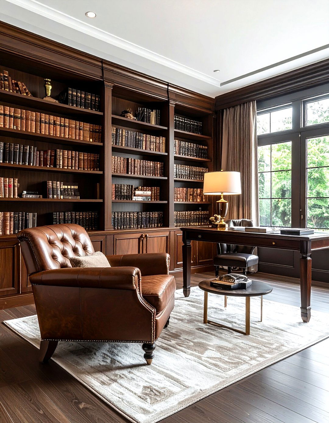 Library wall lamp - 30 decorative lighting ideas