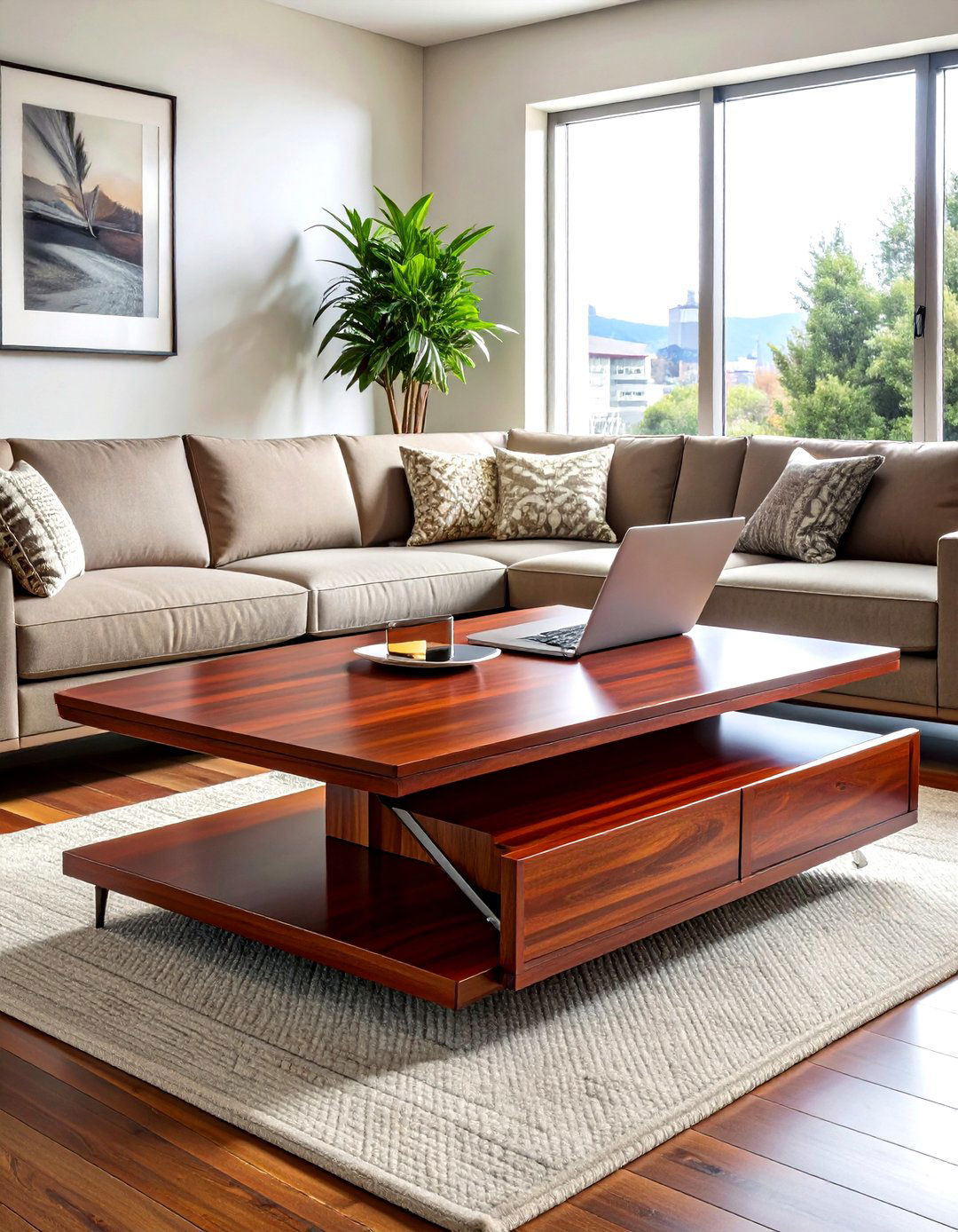 Lift Top Coffee Table - 30 living room wood coffee tables