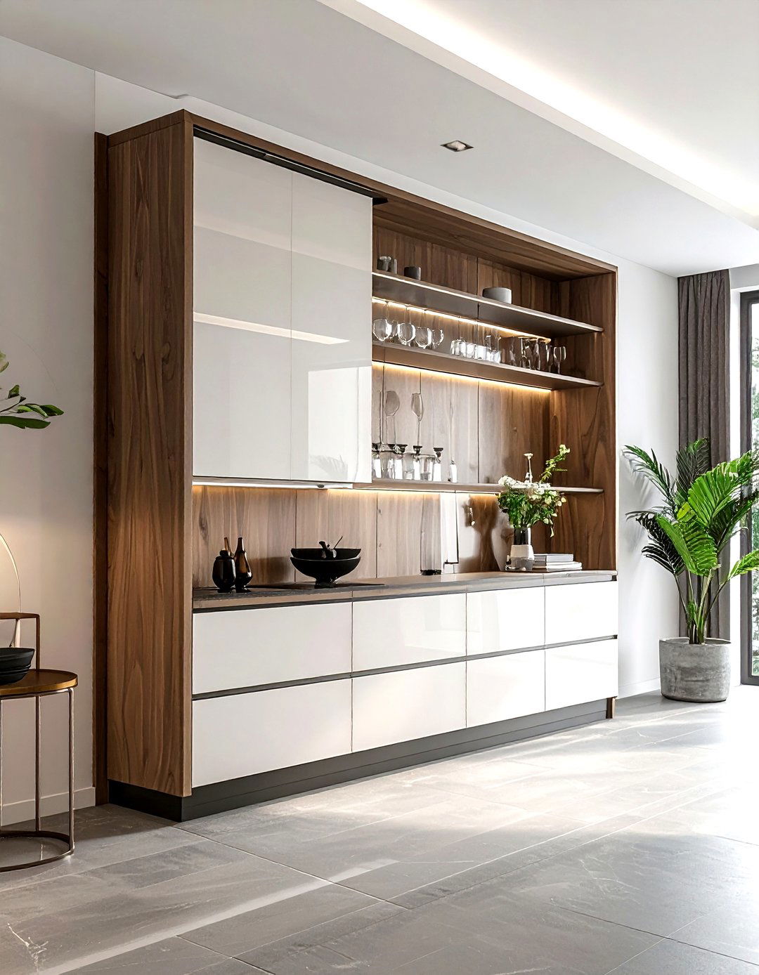 Lift Up Cabinet Doors - 30 kitchen ergonomic ideas