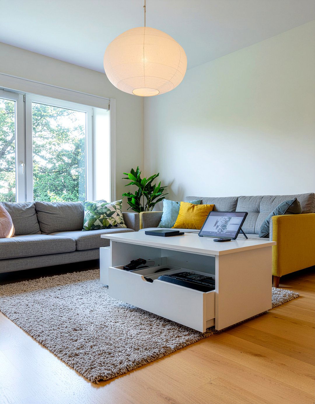 Lift top coffee table - 30 living room storage ideas