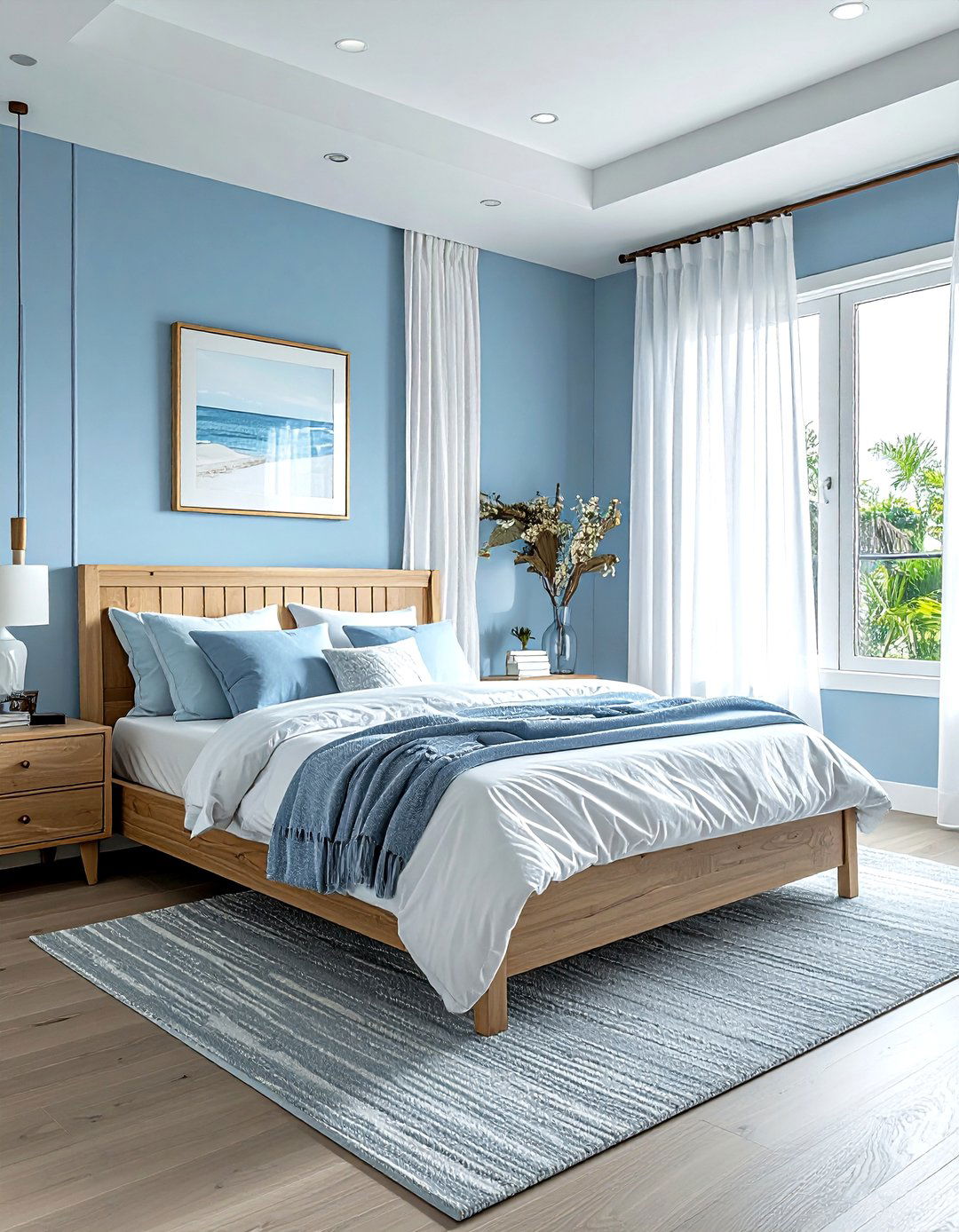 Light Blue Bedroom - 30 blue bedroom decor ideas