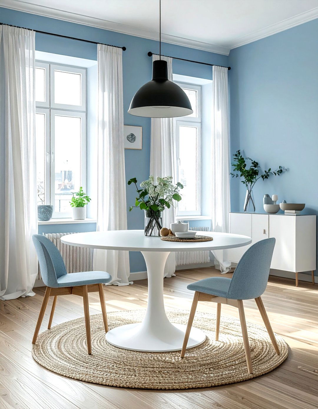 30 Cool Blue Dining Room Ideas for Stylish and Elegant Homes