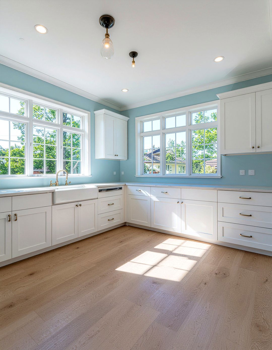 Light Blue Kitchen Walls - 30 blue kitchen ideas