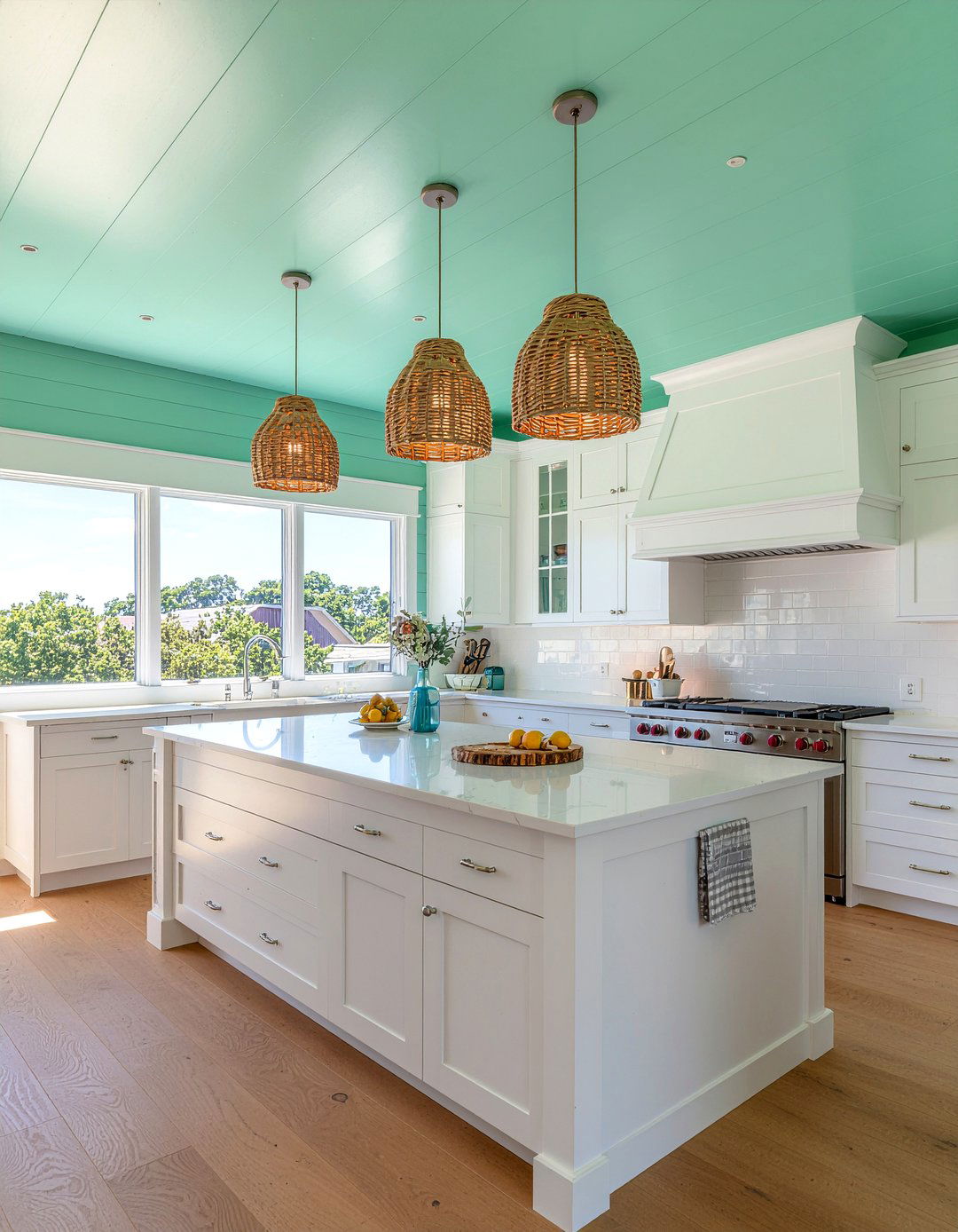 Light Blue Shiplap Ceiling - 30 kitchen shiplap ceiling ideas