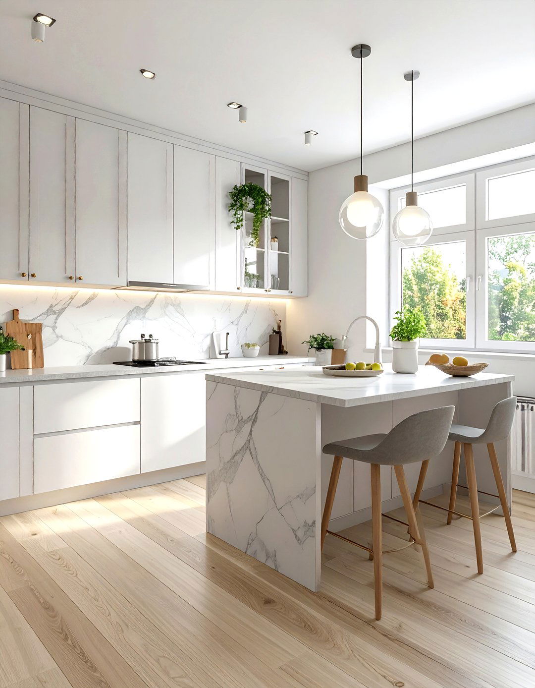 Light Colors For Small Kitchen - 30 small kitchen layout ideas