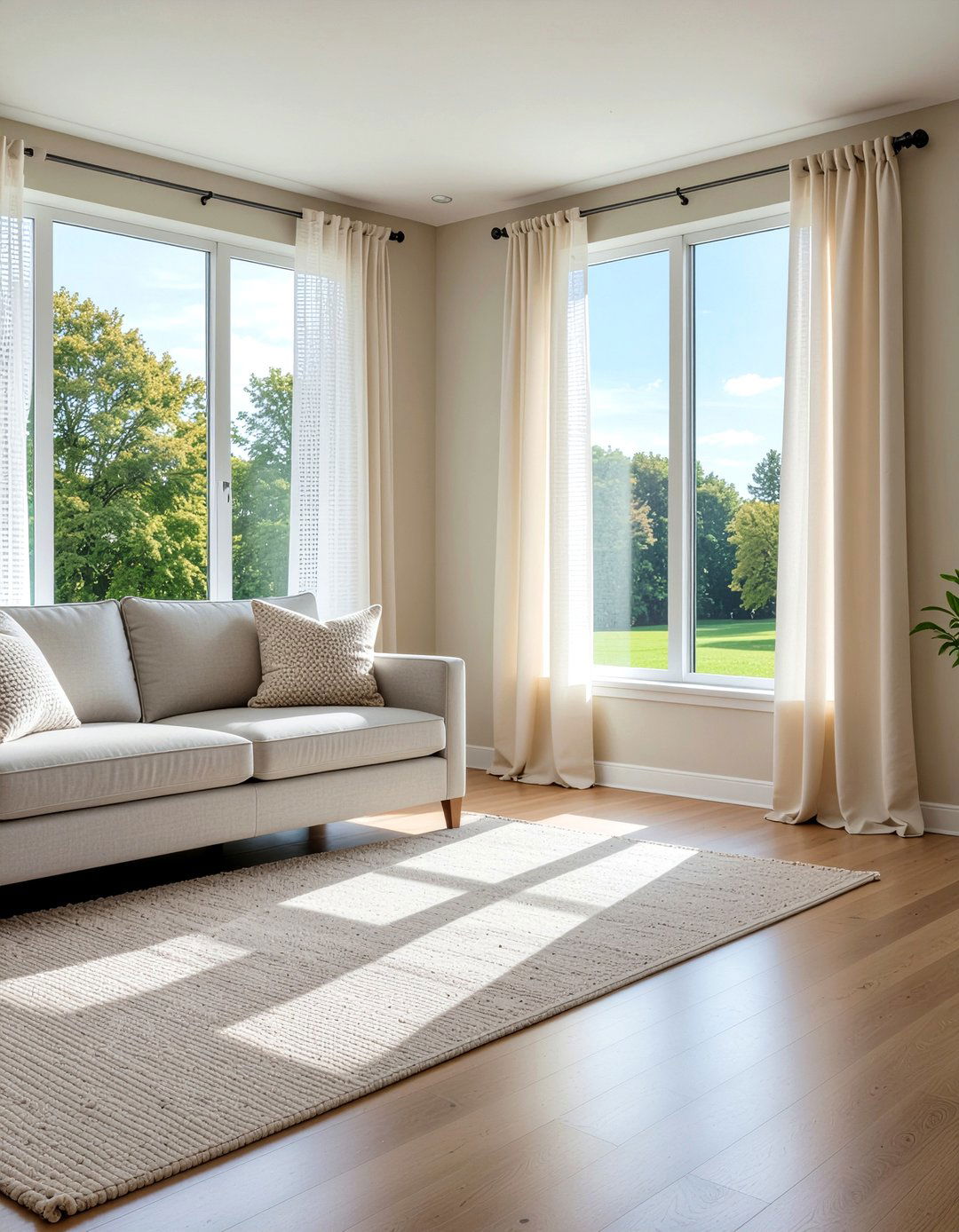 Light Filtering Sheer Curtains - 30 living room sheer curtains