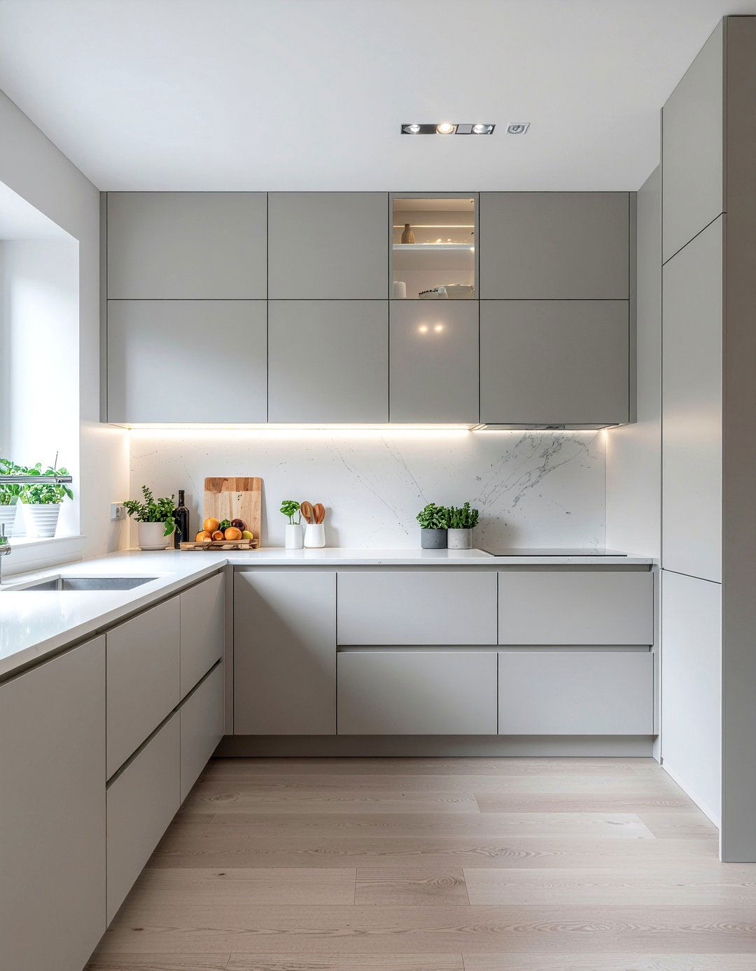 Light Gray Kitchen Minimalist - 30 light gray kitchen ideas