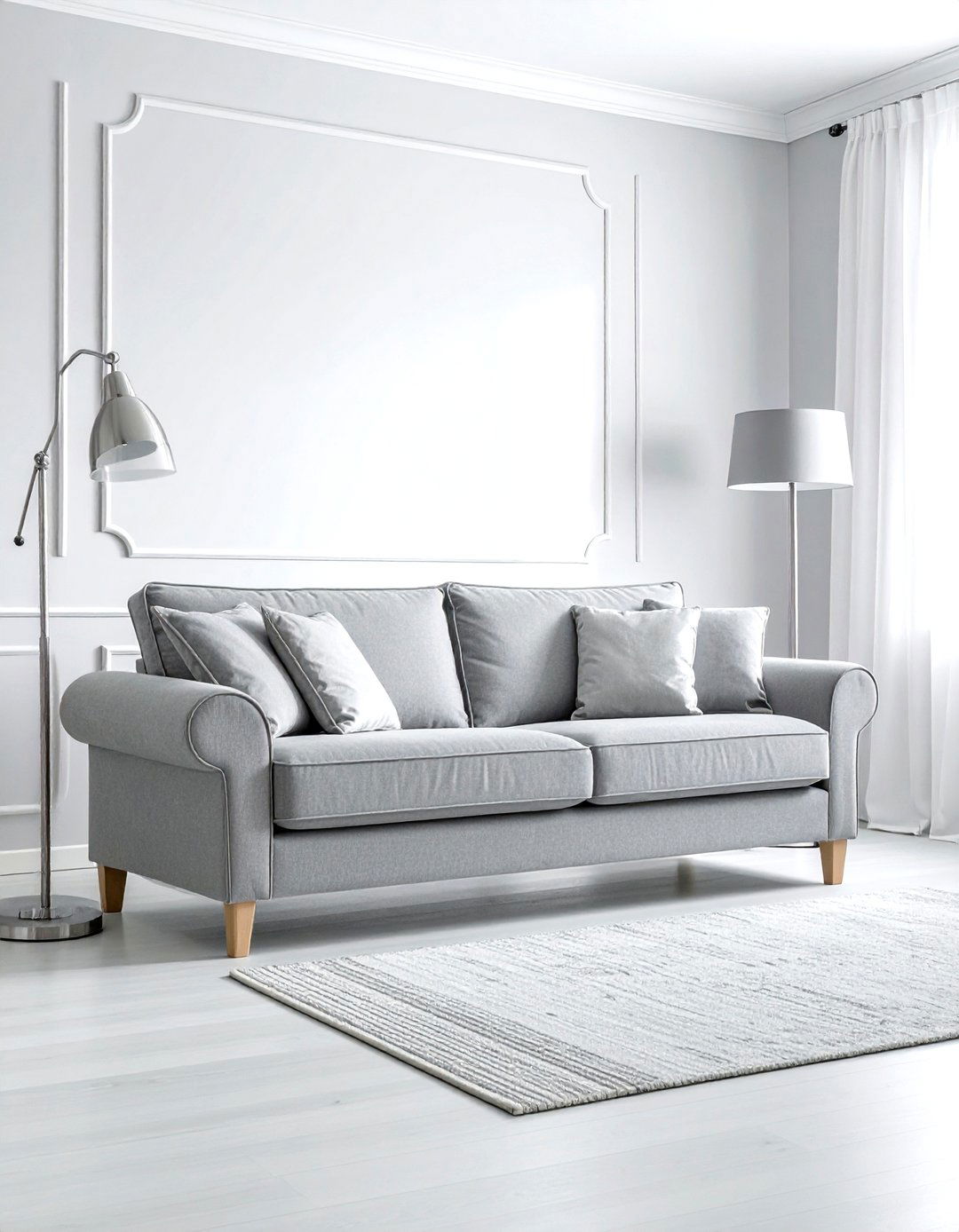Light Gray Living Room - 30 gray living room ideas