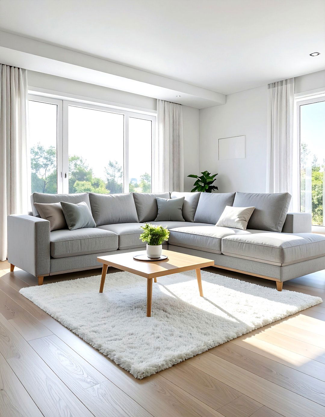 Light Gray Sectional Living Room - 30 gray living room furniture ideas