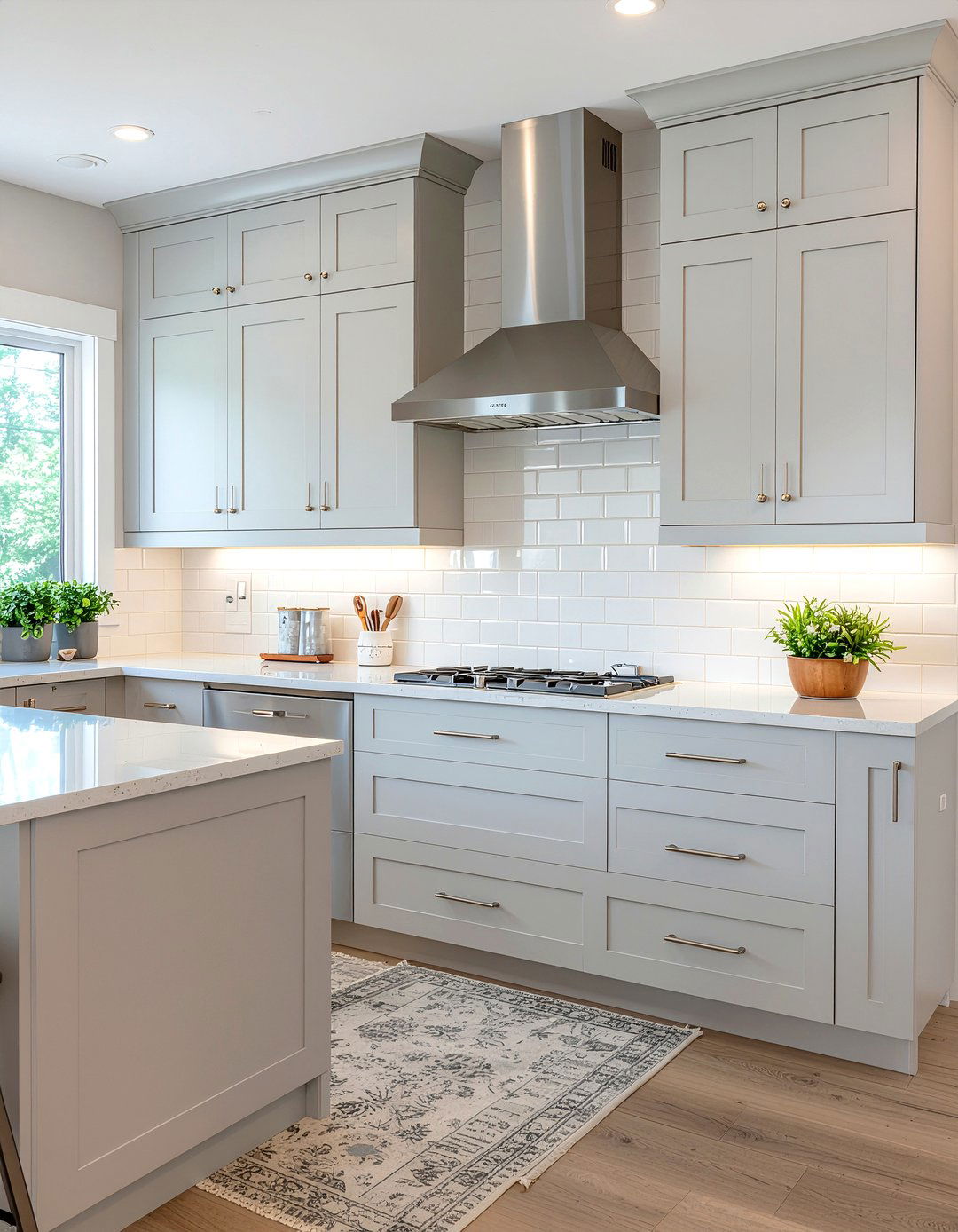 Light Gray Shaker Cabinets - 30 light gray kitchen ideas