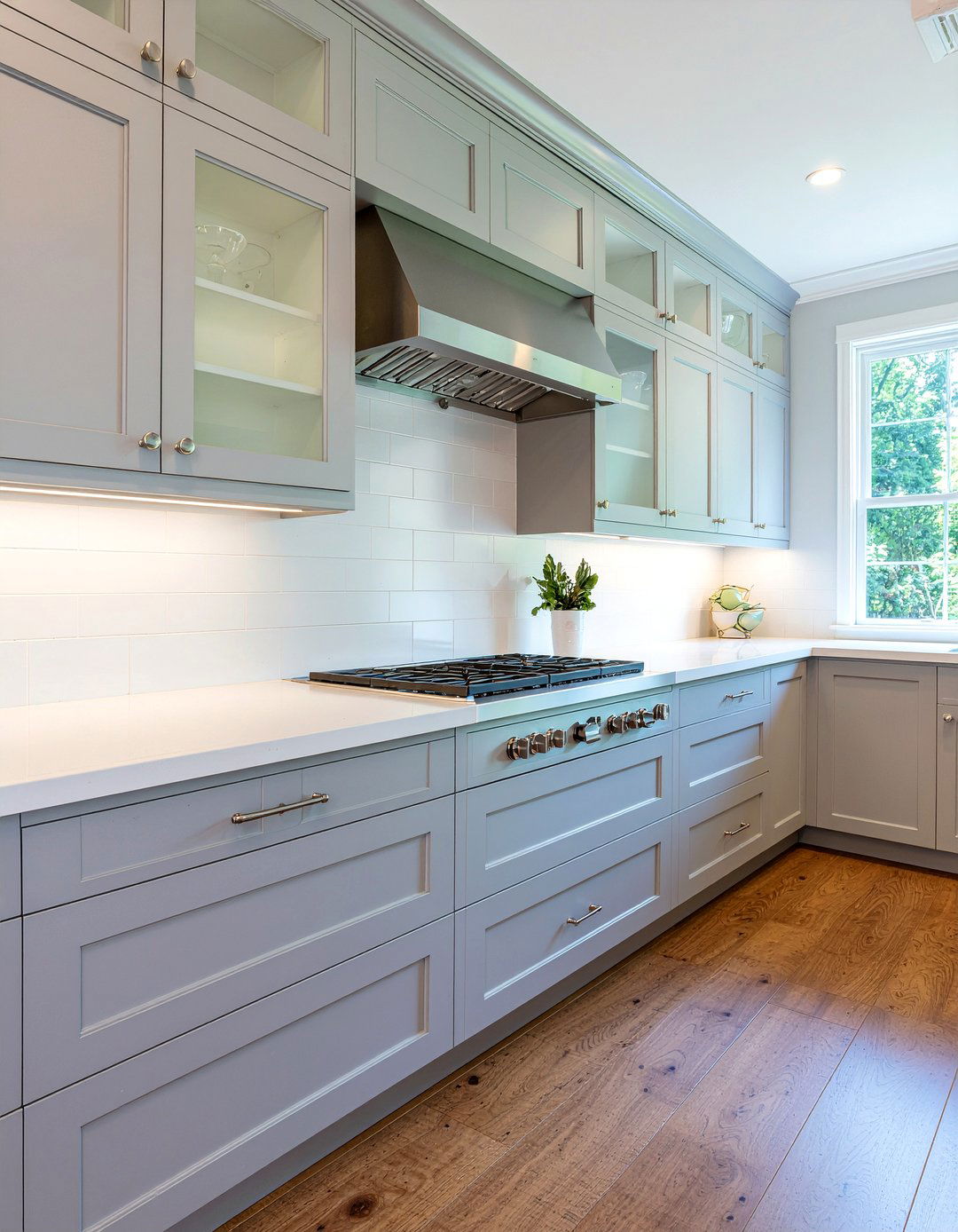 Light Gray Shaker Cabinets - 30 gray kitchen cabinet ideas