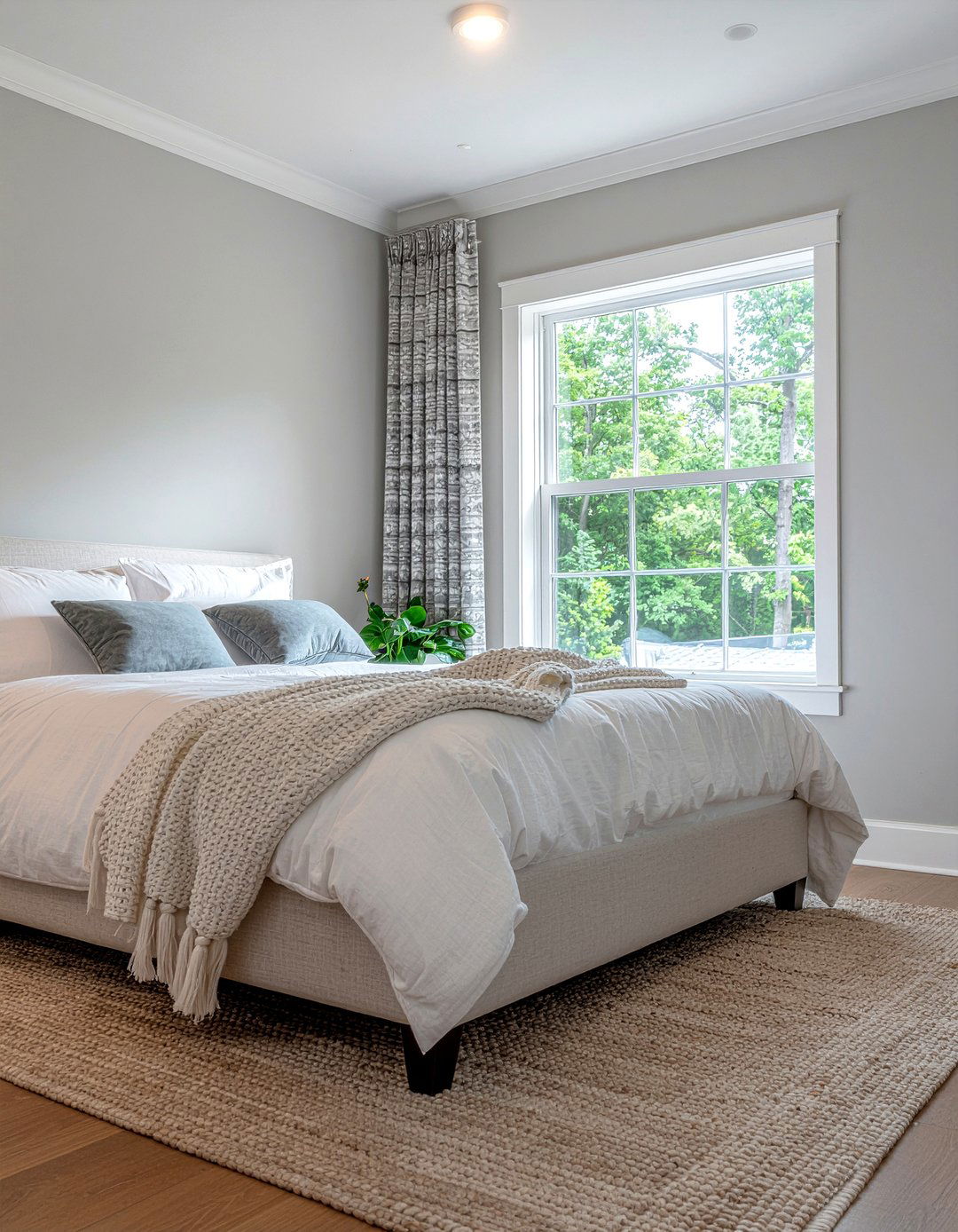 Light Gray Walls - 30 cool gray bedroom ideas