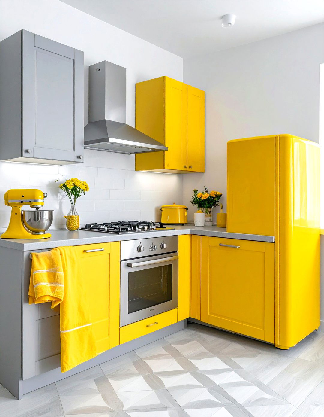 Light Gray Yellow Kitchen Decor - 30 gray yellow kitchen ideas