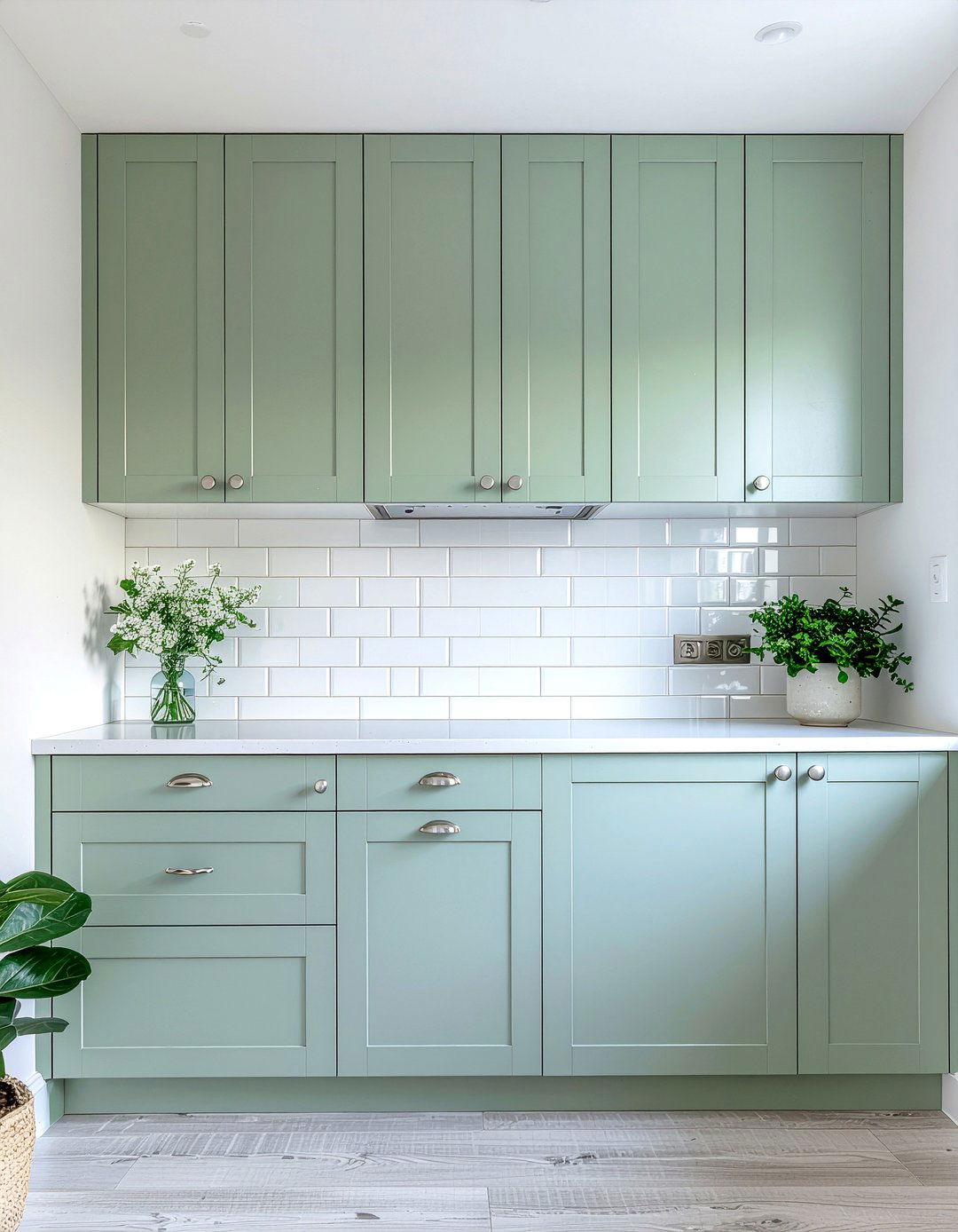 Light Green Cabinets - 30 green kitchen ideas
