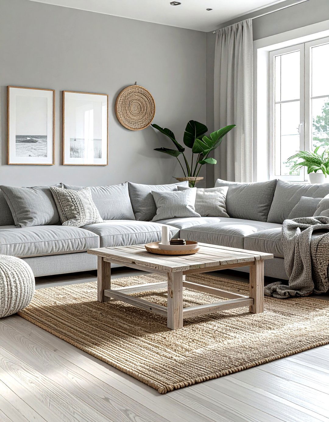 Light Grey Coastal Living Room - 30 coastal grey living room ideas