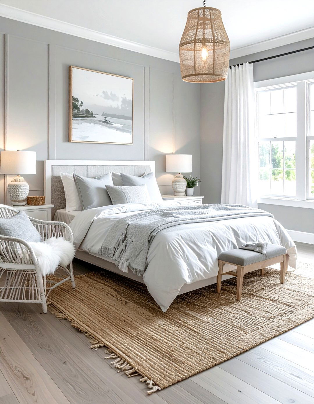 Light Grey Farmhouse Bedroom - 30 farmhouse grey bedroom ideas