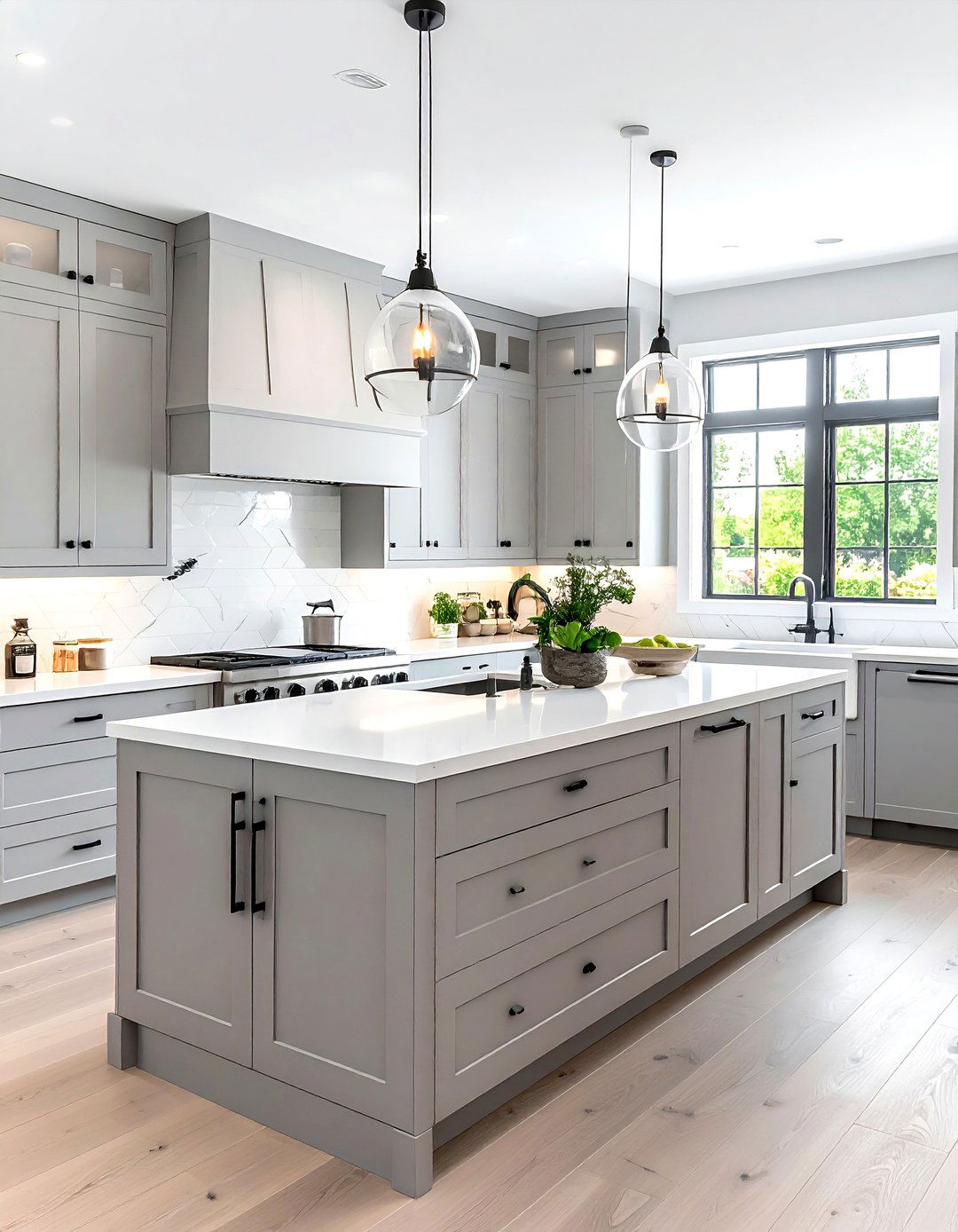 Light Grey Shaker Cabinets - 30 shaker kitchen cabinet ideas