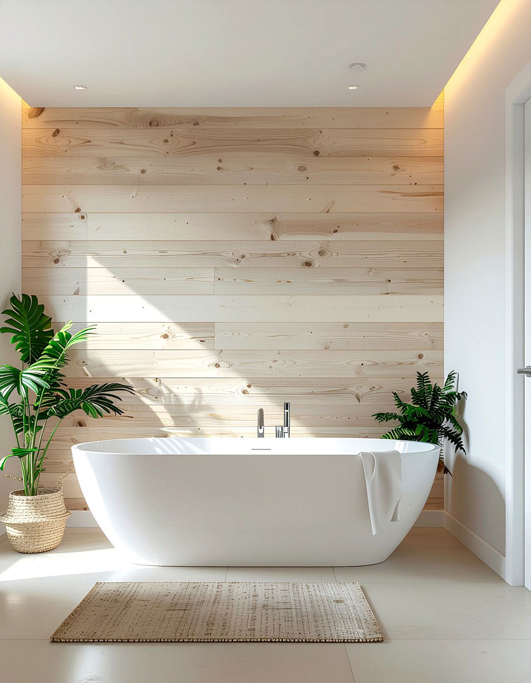 30 Bathroom Plank Wall Ideas for a Rustic and Cozy Interior