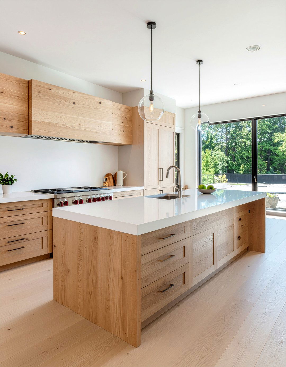 Light Oak Cabinets - 30 bright kitchen ideas