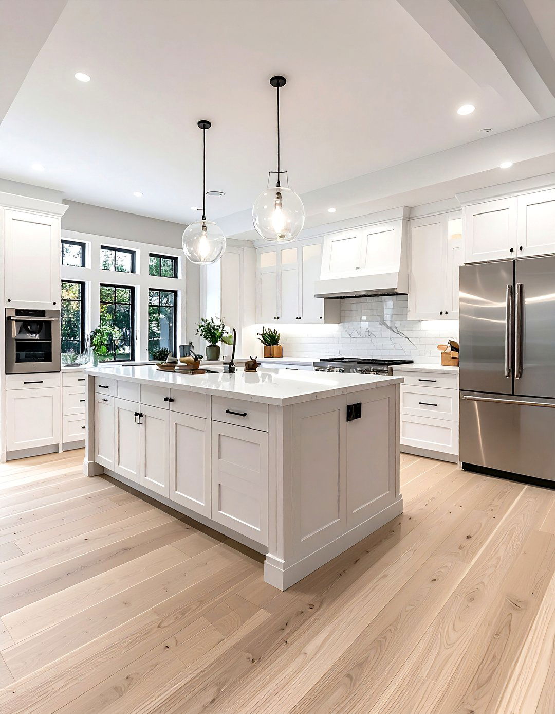 Light Oak Flooring - 30 Cape Cod kitchen ideas