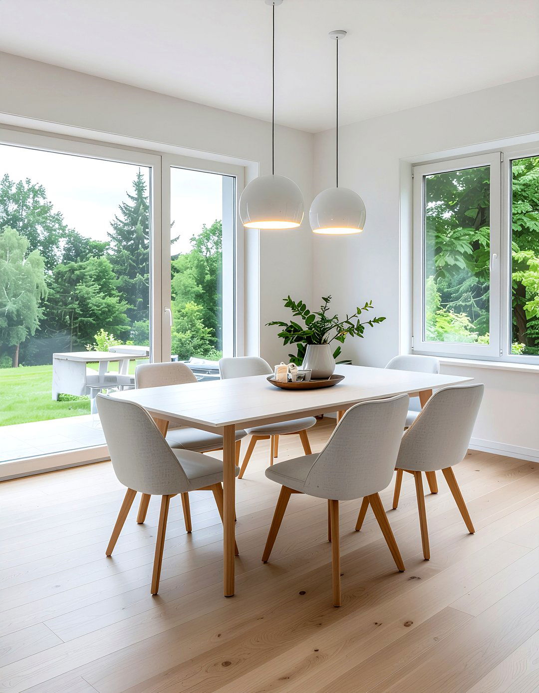 Light Oak Vinyl Plank - 30 dining room vinyl floor ideas