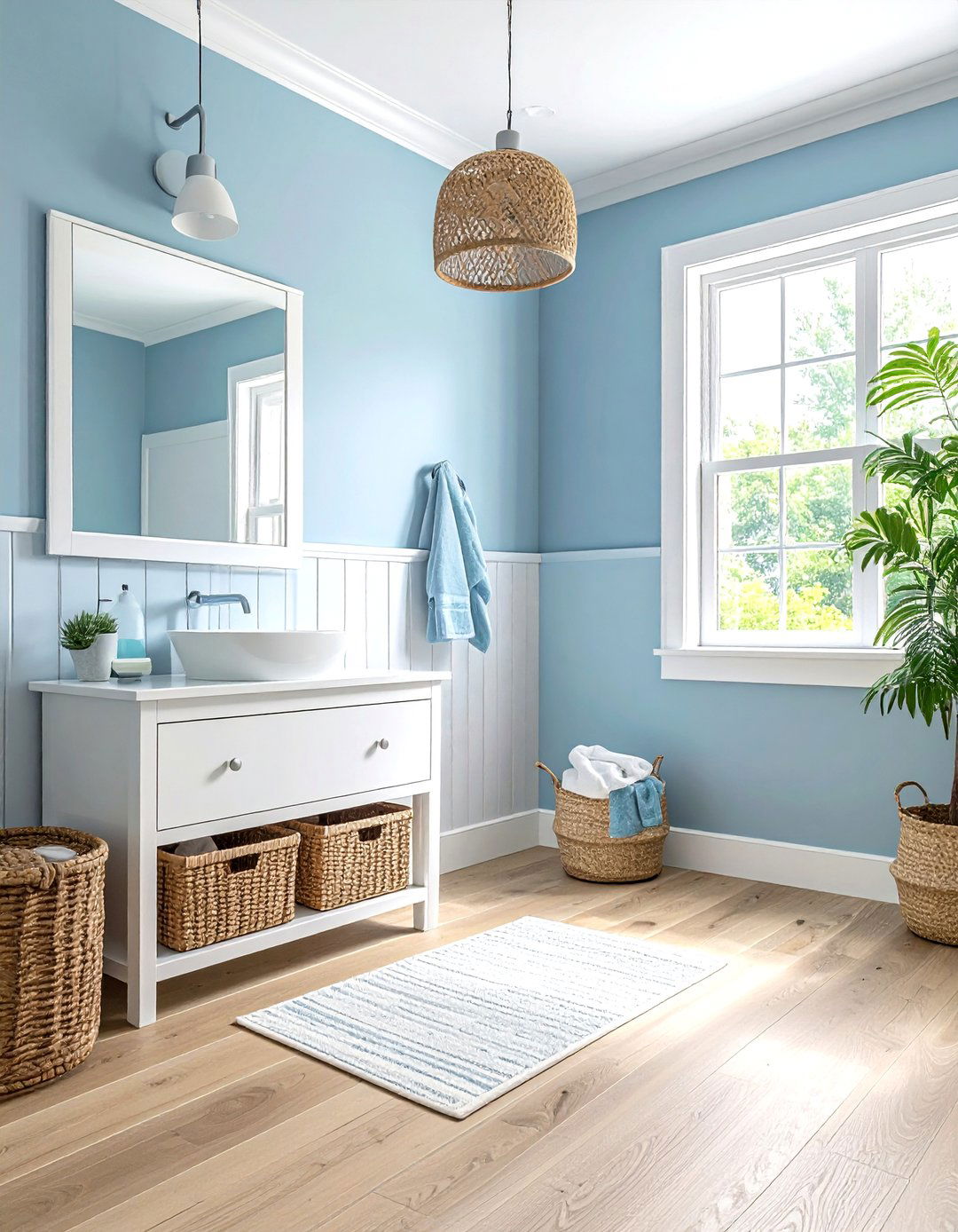 Light Oak Vinyl - 30 bathroom vinyl flooring ideas