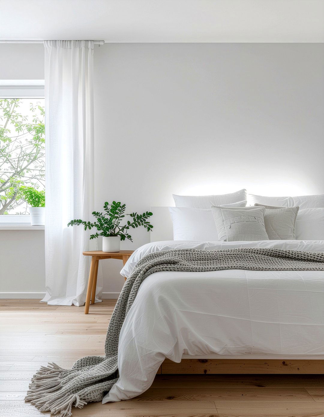 Light Oak Wood Tile - 30 bedroom tile ideas