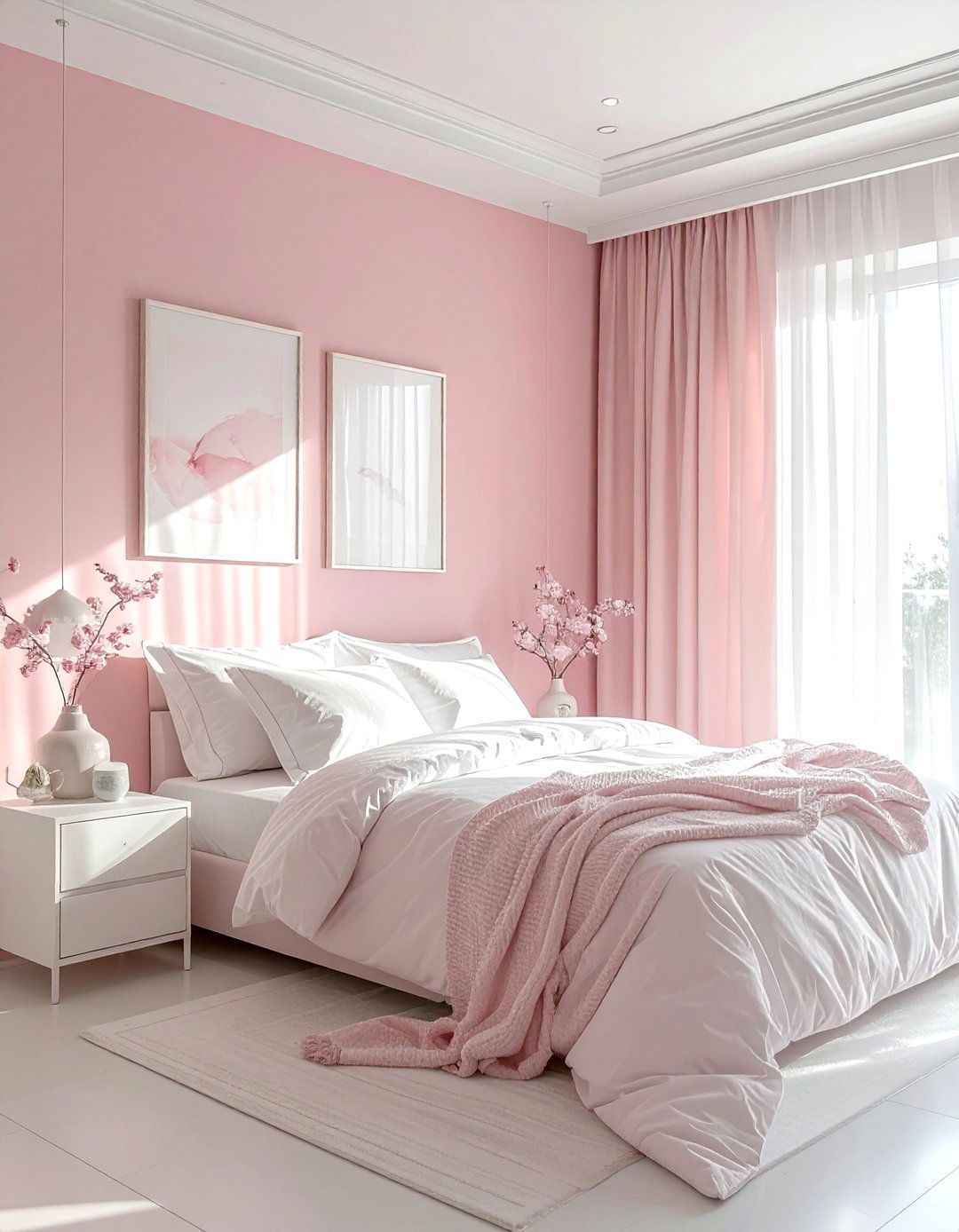 Light Pink Bedroom - 30 pink bedroom ideas