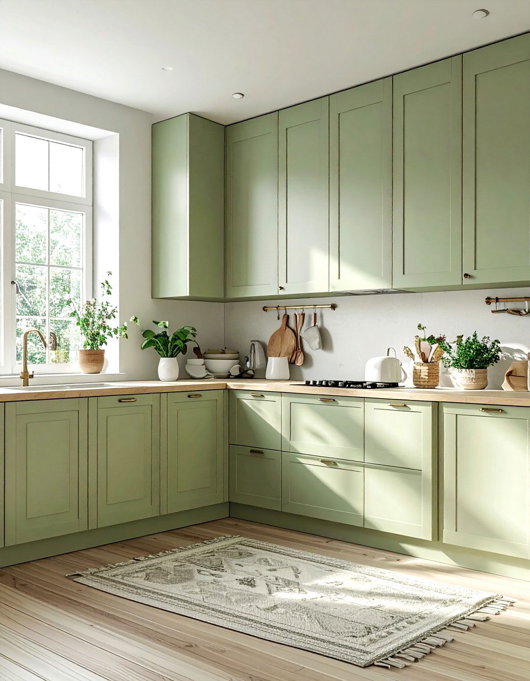 Light Sage Green Kitchen - 30 sage green kitchen ideas