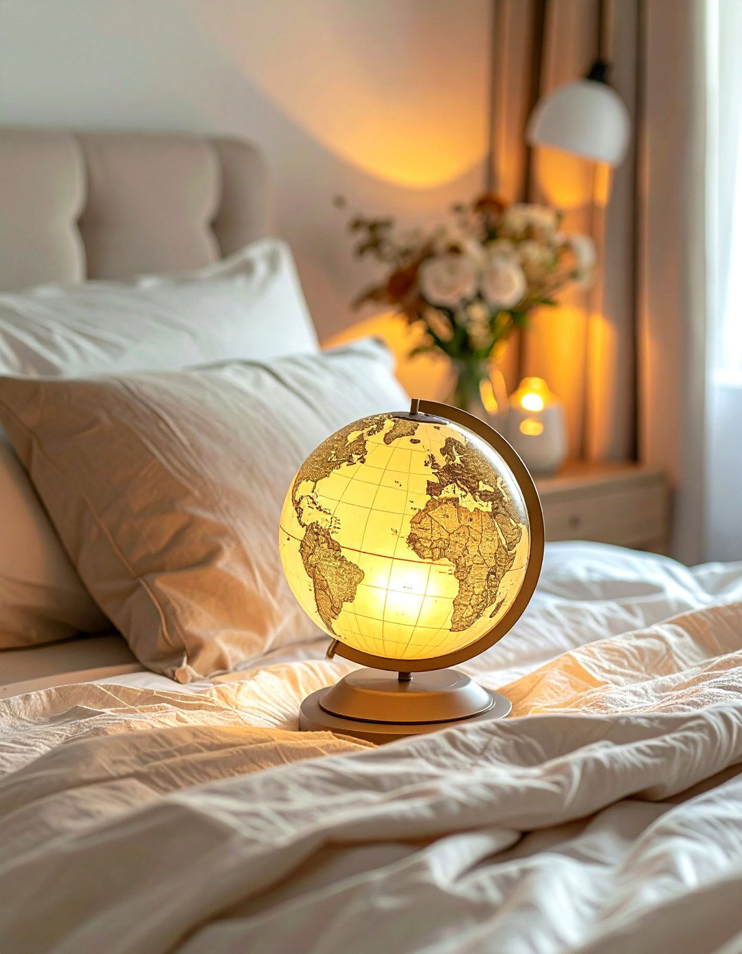 Light Up Globe - 30 decorative globe ideas
